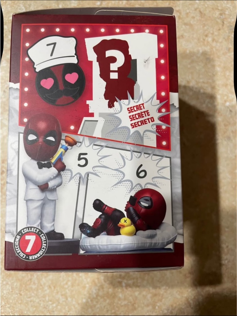 Marvel Deadpool Figure - Red and Black Hero Box Collectible - Picture 2 of 3